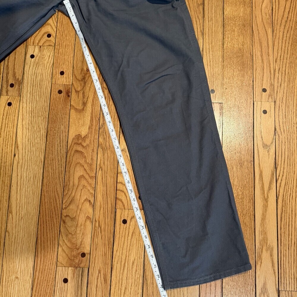 Carhartt Relaxed Straight Rugged Flex Duck Dungaree 38x34 103279 Gravel Gray - Picture 8 of 10